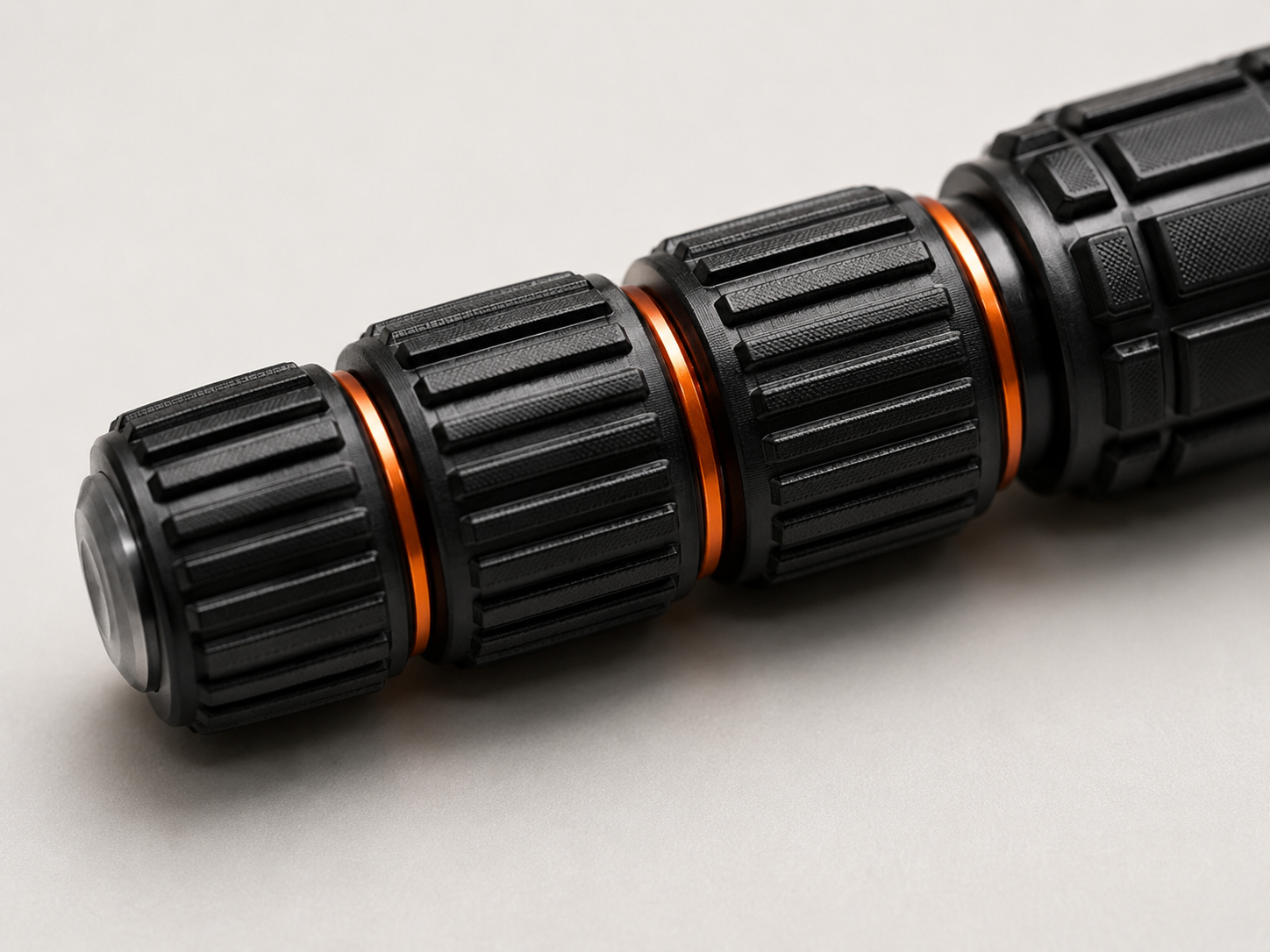 Matte Black RUYI twist-lock control detail