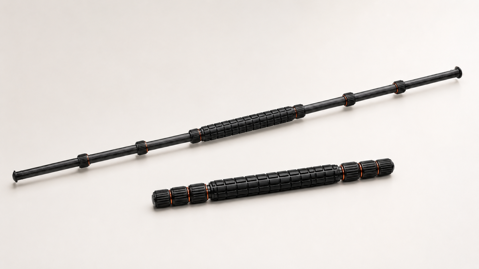 Matte Black RUYI shown opened and folded